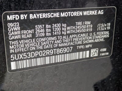 2024 BMW X3 xDrive30i Sports Activity Vehicle