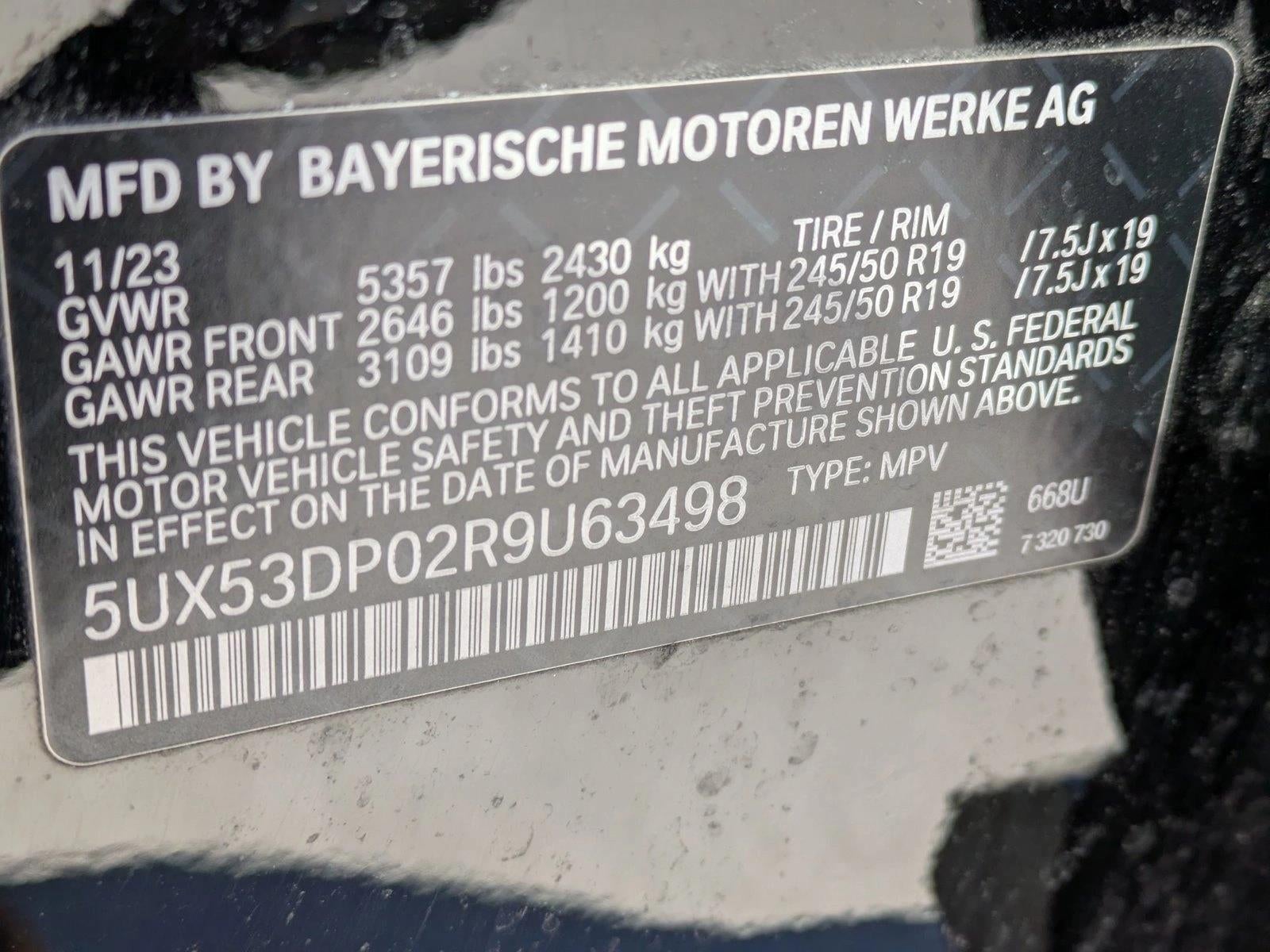 2024 BMW X3 xDrive30i Sports Activity Vehicle