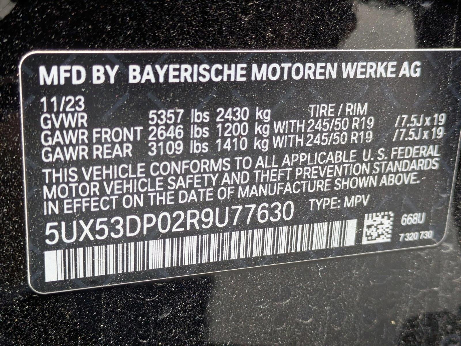 2024 BMW X3 xDrive30i Sports Activity Vehicle