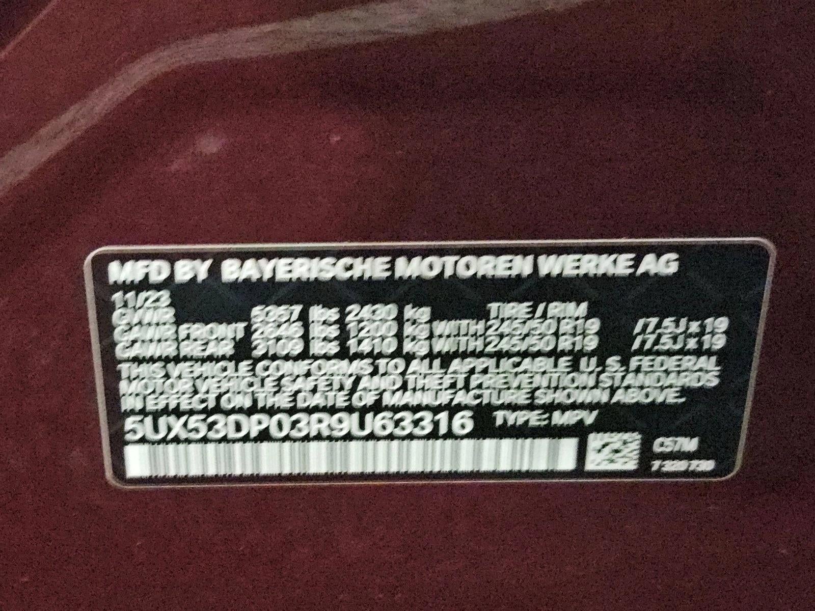 2024 BMW X3 xDrive30i Sports Activity Vehicle