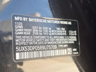 2024 BMW X3 xDrive30i Sports Activity Vehicle