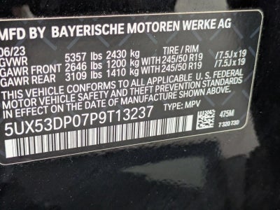 2023 BMW X3 xDrive30i Sports Activity Vehicle