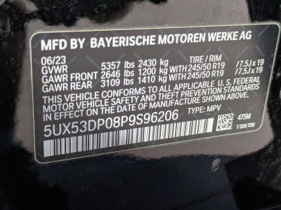 2023 BMW X3 xDrive30i Sports Activity Vehicle
