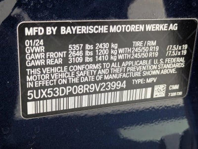 2024 BMW X3 xDrive30i Sports Activity Vehicle