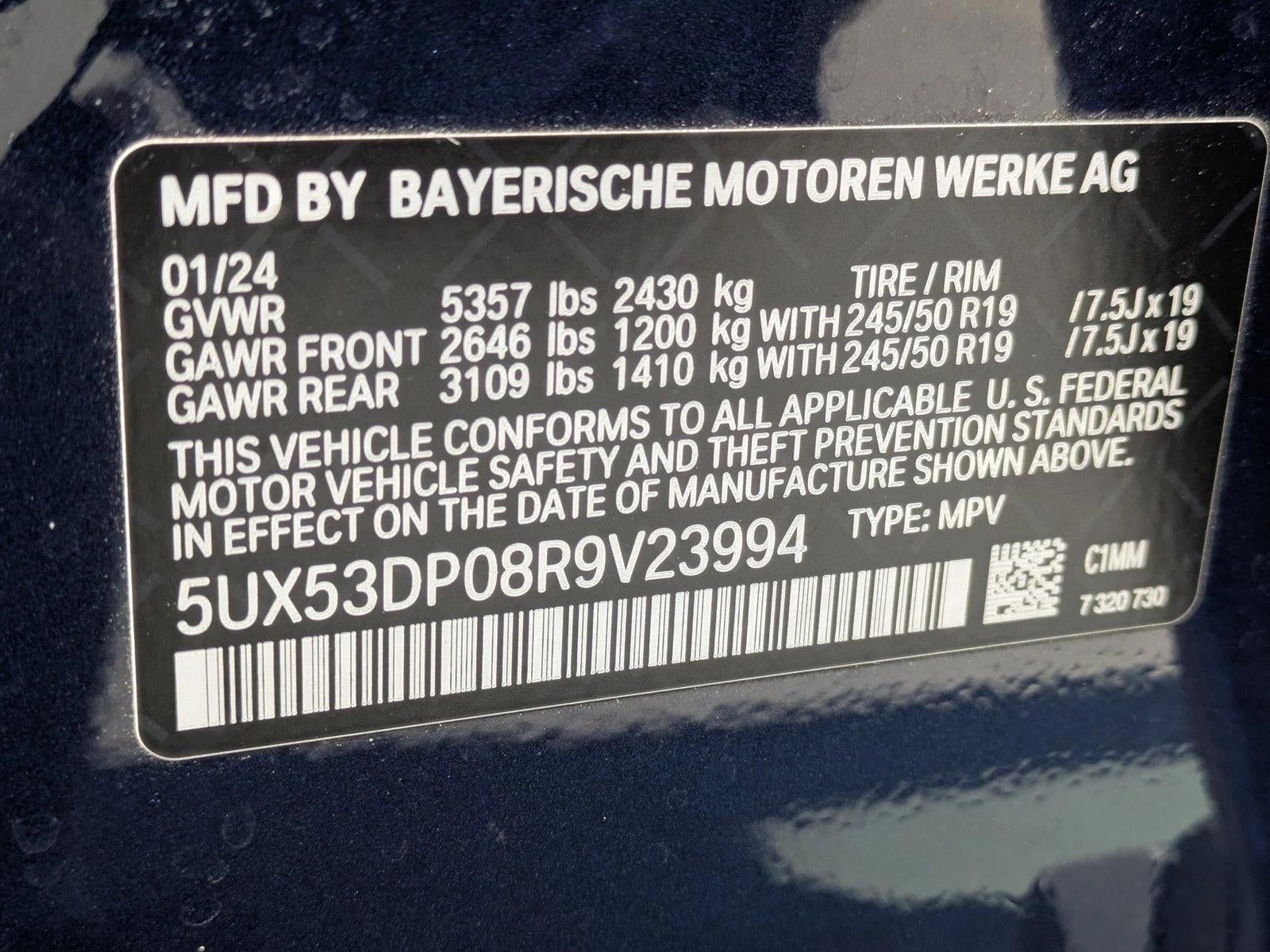 2024 BMW X3 xDrive30i Sports Activity Vehicle