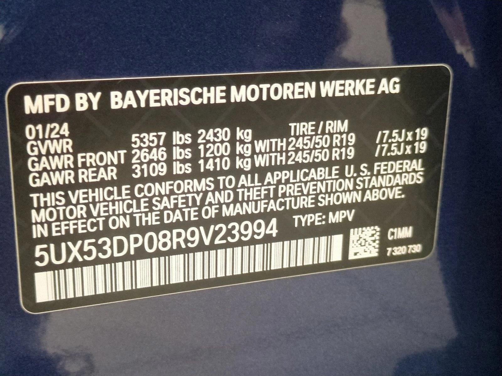 2024 BMW X3 xDrive30i Sports Activity Vehicle