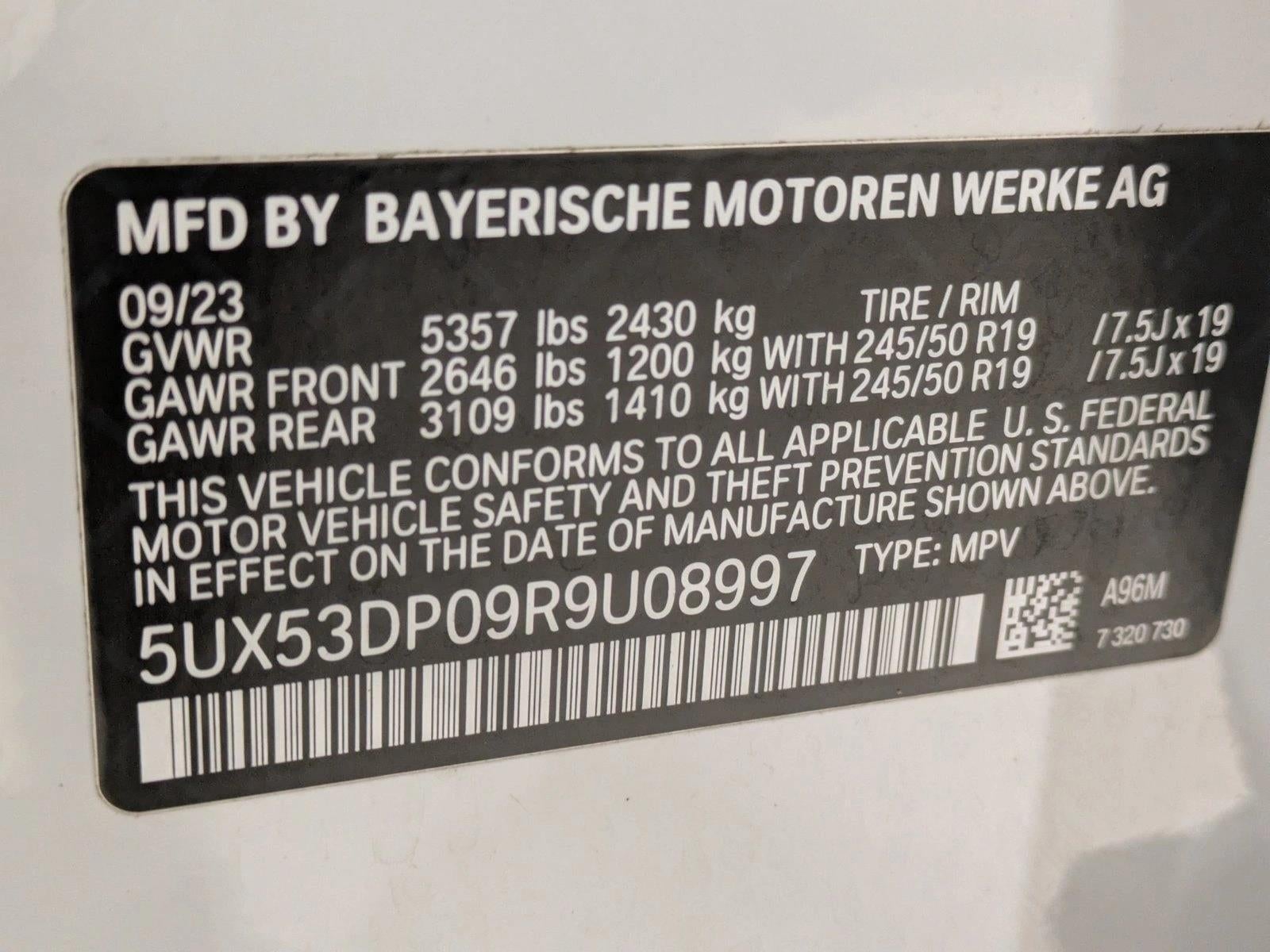 2024 BMW X3 xDrive30i Sports Activity Vehicle