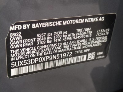 2023 BMW X3 xDrive30i Sports Activity Vehicle