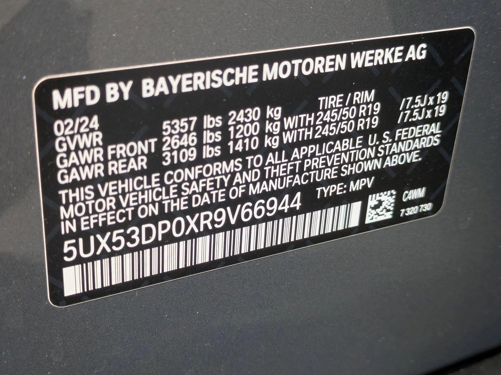 2024 BMW X3 xDrive30i Sports Activity Vehicle
