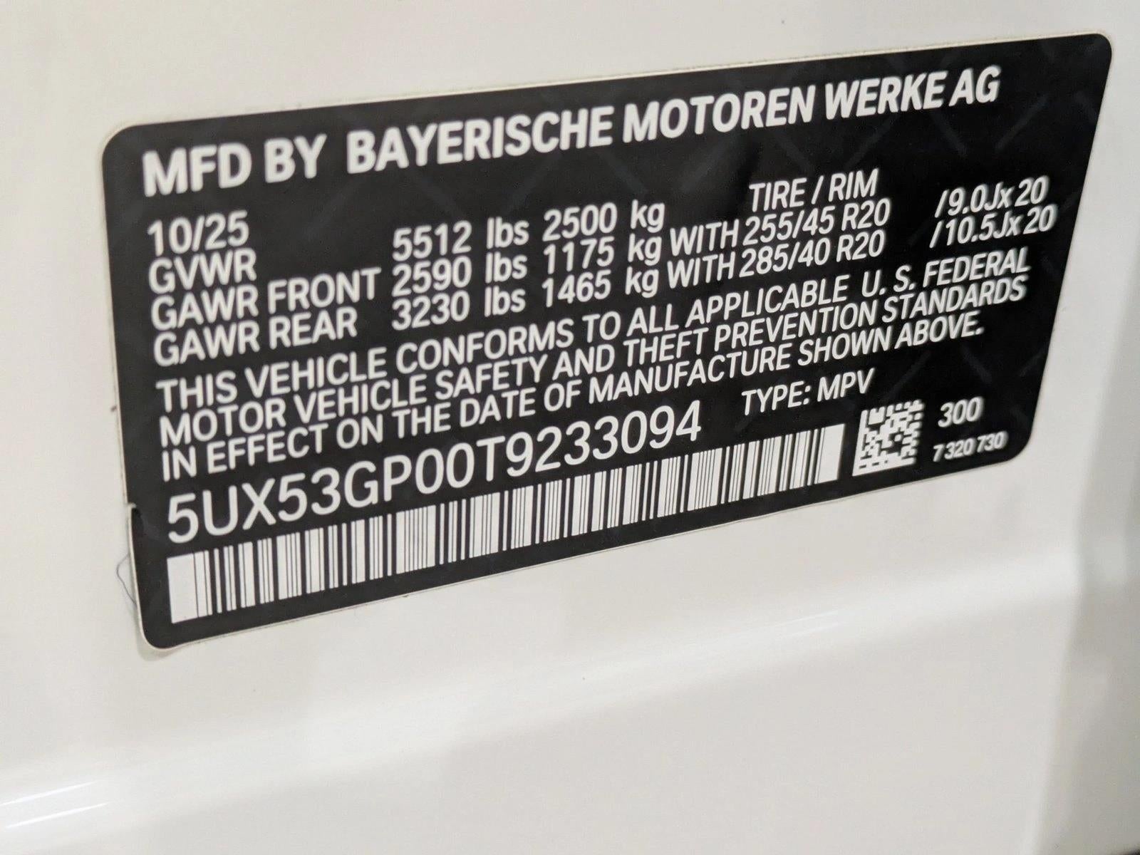 2026 BMW X3 30 xDrive Sports Activity Vehicle