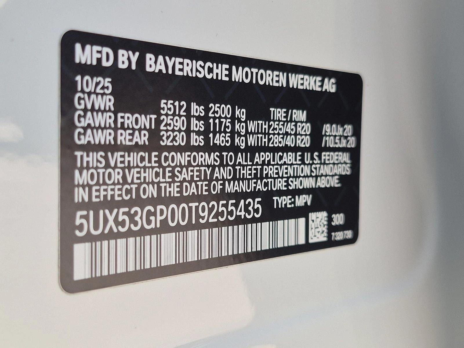 2026 BMW X3 30 xDrive Sports Activity Vehicle