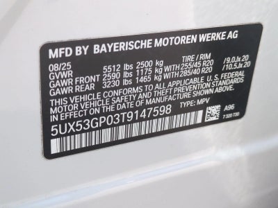 2026 BMW X3 30 xDrive Sports Activity Vehicle