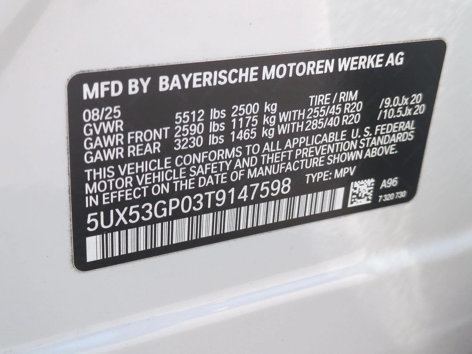 2026 BMW X3 30 xDrive Sports Activity Vehicle
