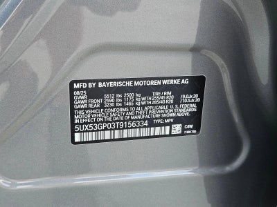 2026 BMW X3 30 xDrive Sports Activity Vehicle