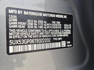 2026 BMW X3 30 xDrive Sports Activity Vehicle