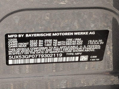 2026 BMW X3 30 xDrive Sports Activity Vehicle