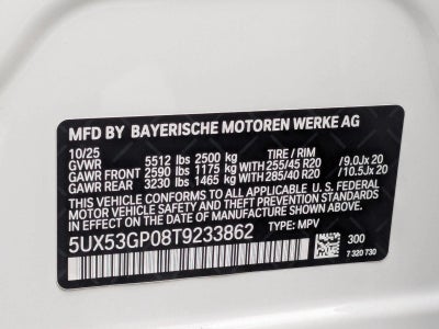 2026 BMW X3 30 xDrive Sports Activity Vehicle