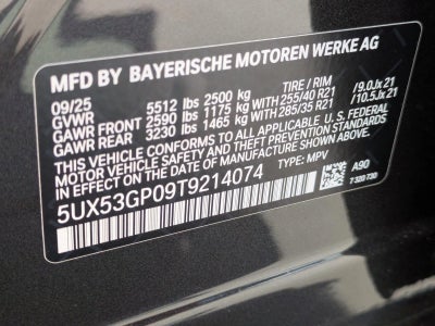 2026 BMW X3 30 xDrive Sports Activity Vehicle
