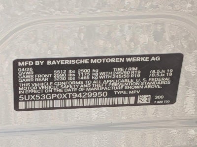 2026 BMW X3 30 xDrive Sports Activity Vehicle
