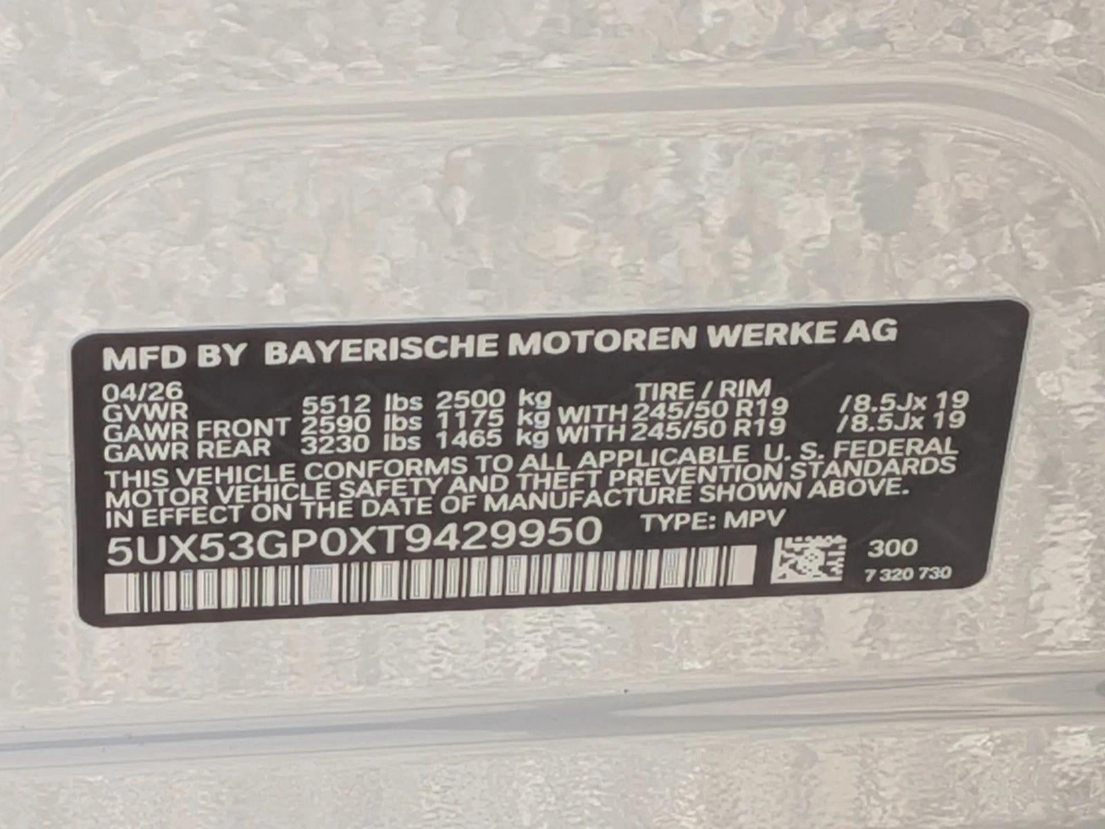 2026 BMW X3 30 xDrive Sports Activity Vehicle