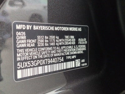 2026 BMW X3 30 xDrive Sports Activity Vehicle