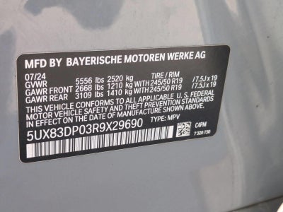 2024 BMW X3 M40i Sports Activity Vehicle