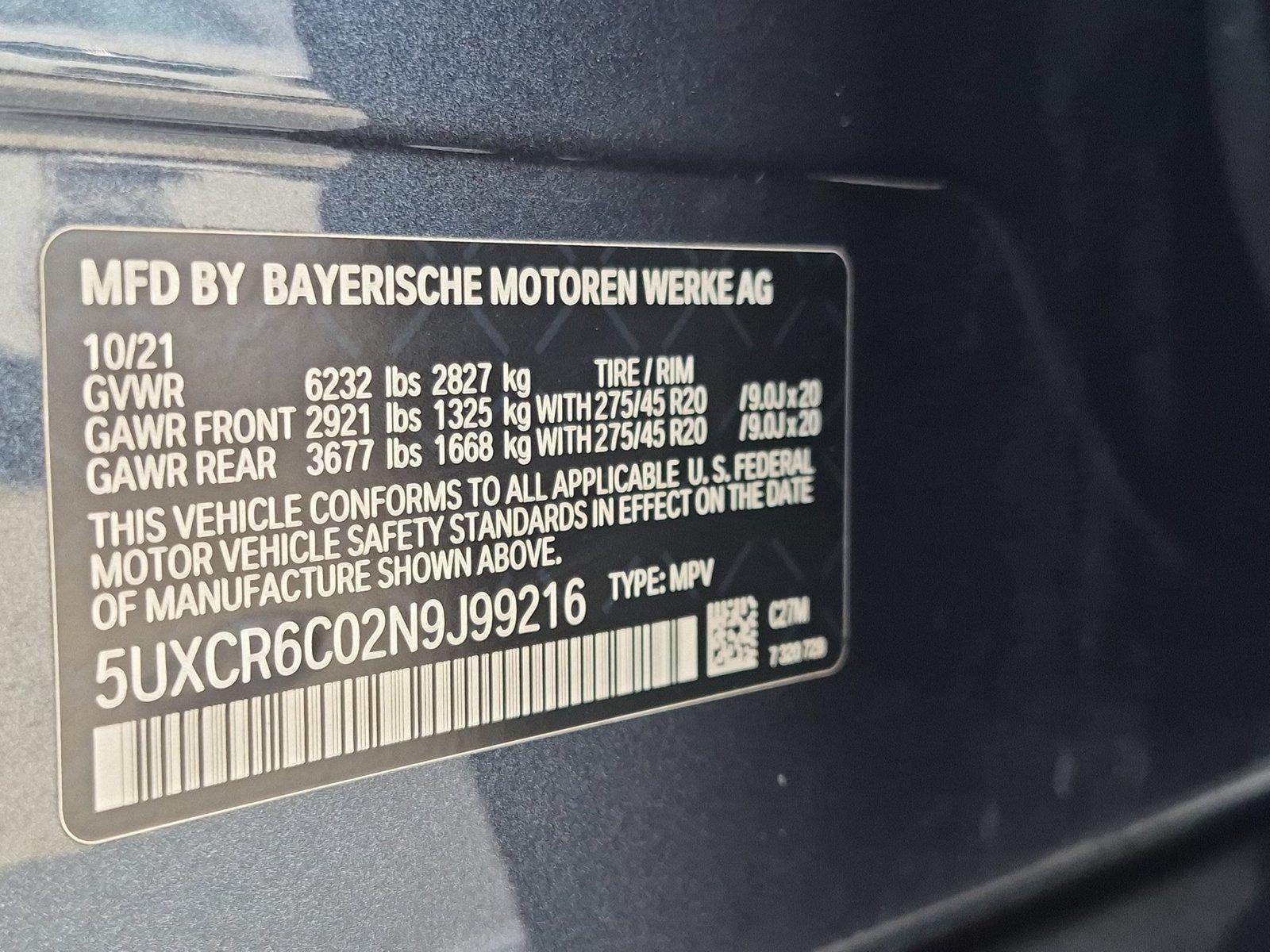 2022 BMW X5 xDrive40i Sports Activity Vehicle