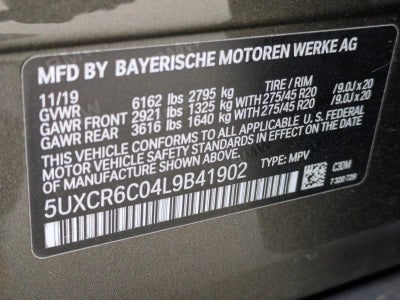 2020 BMW X5 xDrive40i Sports Activity Vehicle