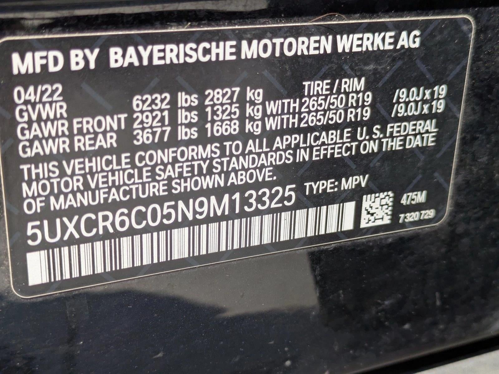 2022 BMW X5 xDrive40i Sports Activity Vehicle