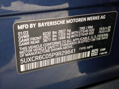 2023 BMW X5 xDrive40i Sports Activity Vehicle