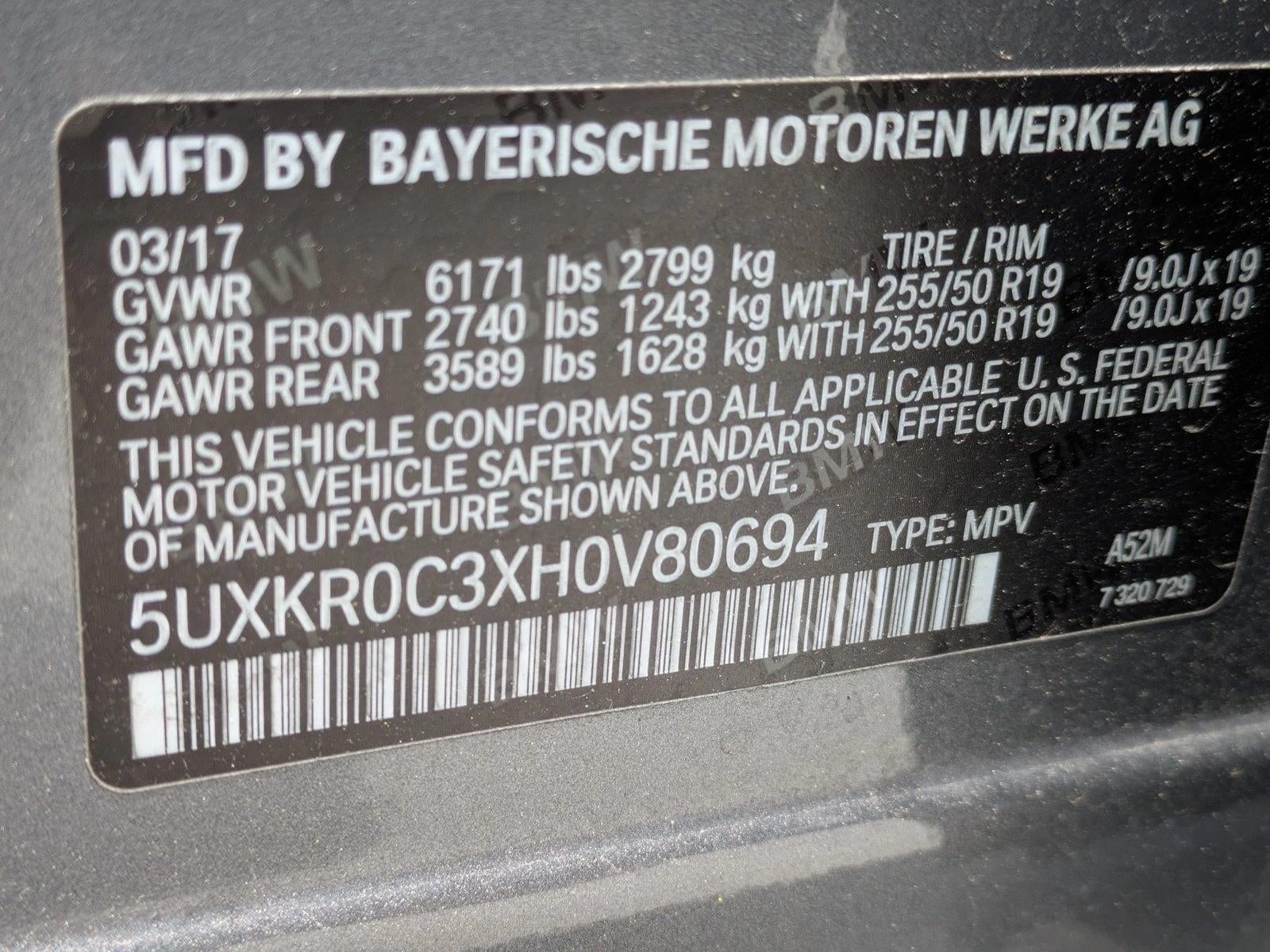 2017 BMW X5 xDrive35i Sports Activity Vehicle