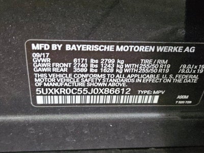 2018 BMW X5 xDrive35i Sports Activity Vehicle