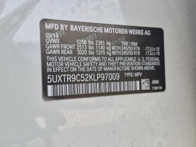 2019 BMW X3 xDrive30i Sports Activity Vehicle