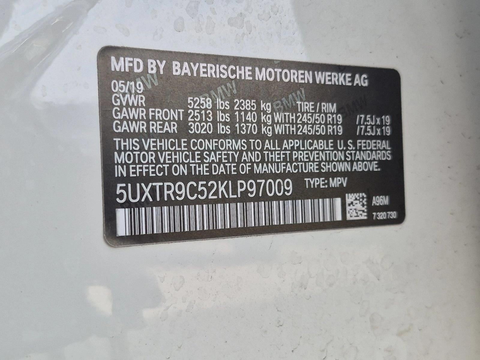 2019 BMW X3 xDrive30i Sports Activity Vehicle