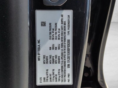 2025 Tesla Model 3 Long Range RWD