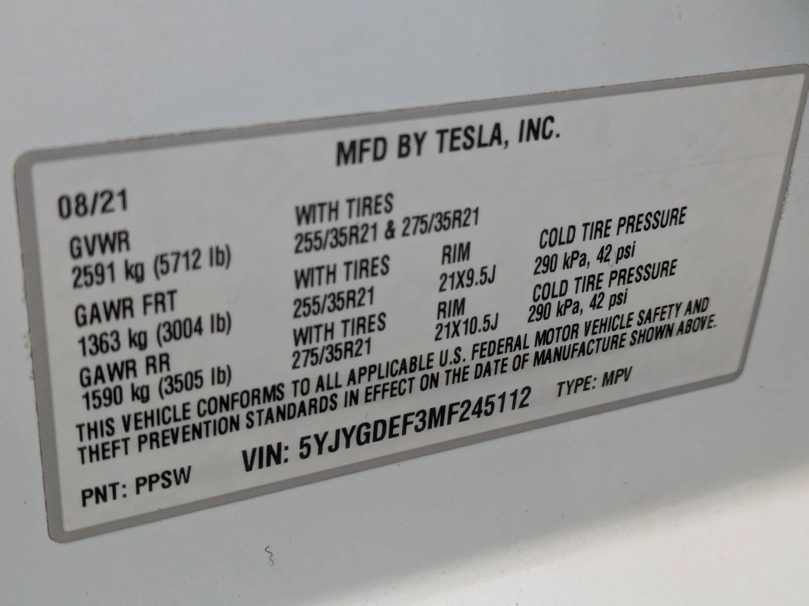 2021 Tesla Model Y Performance AWD