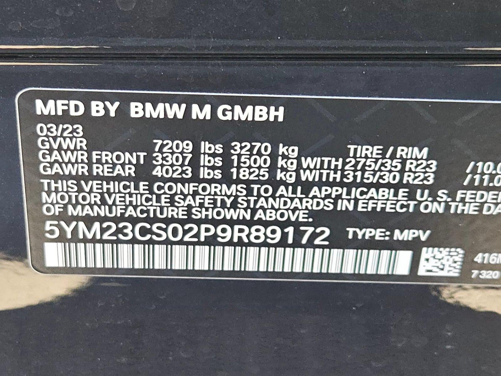 2023 BMW XM XM Sports Activity Vehicle