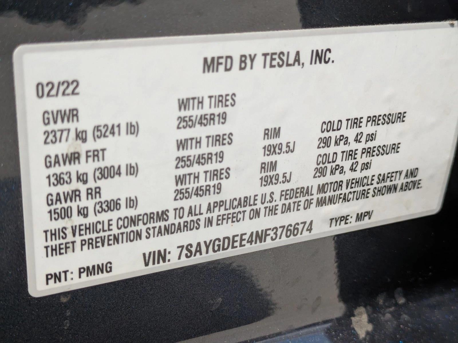 2022 Tesla Model Y Long Range AWD