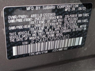 2023 Subaru Forester Limited CVT