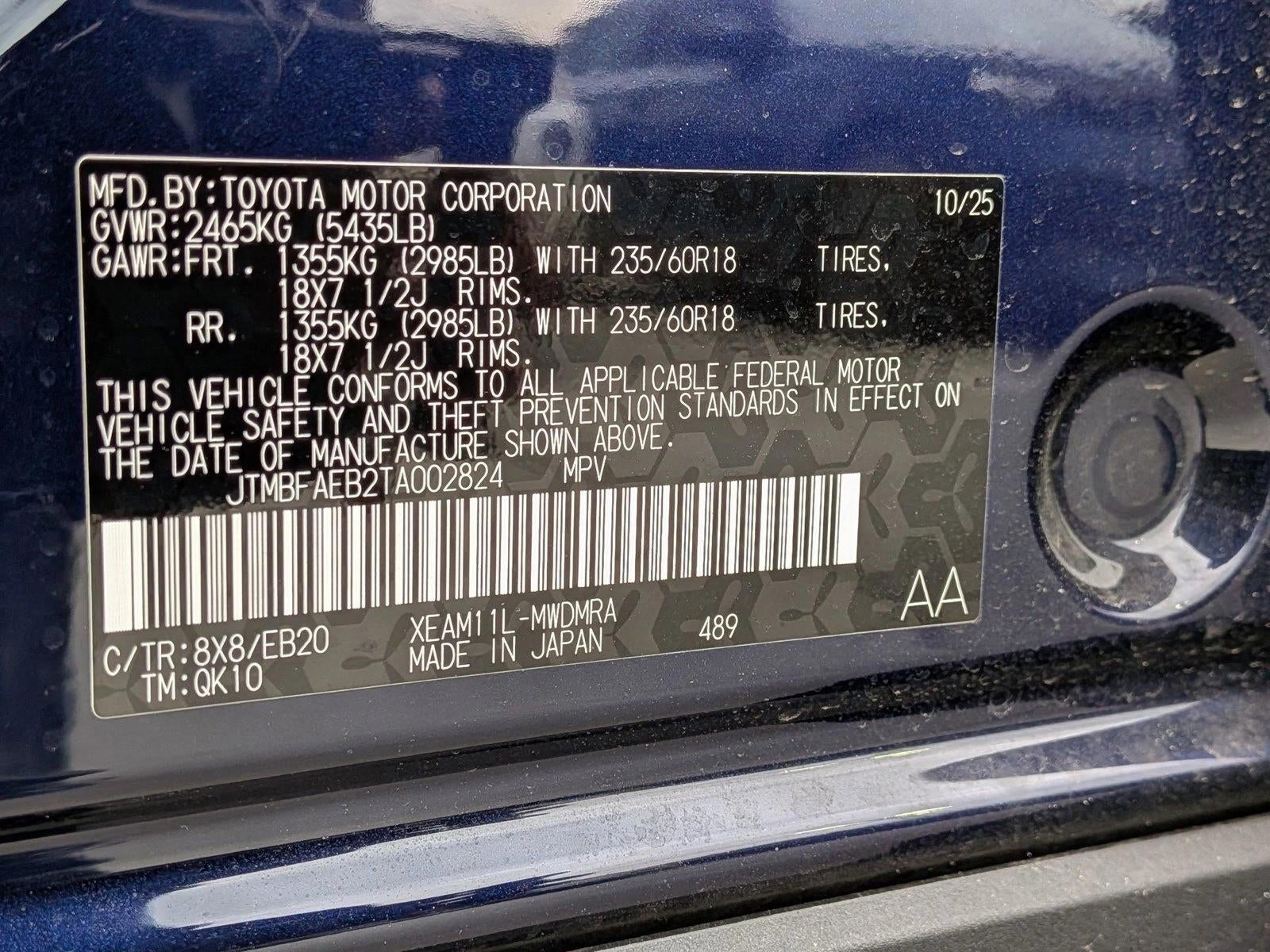 2026 Toyota bZ XLE FWD (Natl)