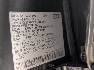 2025 Audi Q5 Prestige 2.0 TFSI quattro
