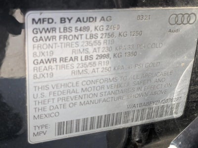 2021 Audi Q5 Premium Plus 45 TFSI quattro