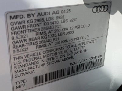 2025 Audi Q7 Premium Plus 55 TFSI quattro