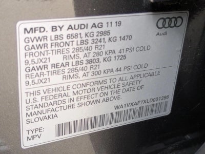 2020 Audi Q7 Prestige 55 TFSI quattro