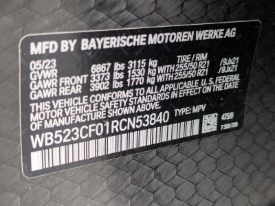 2024 BMW iX Sports Activity Vehicle