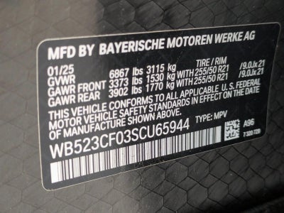 2025 BMW iX Sports Activity Vehicle