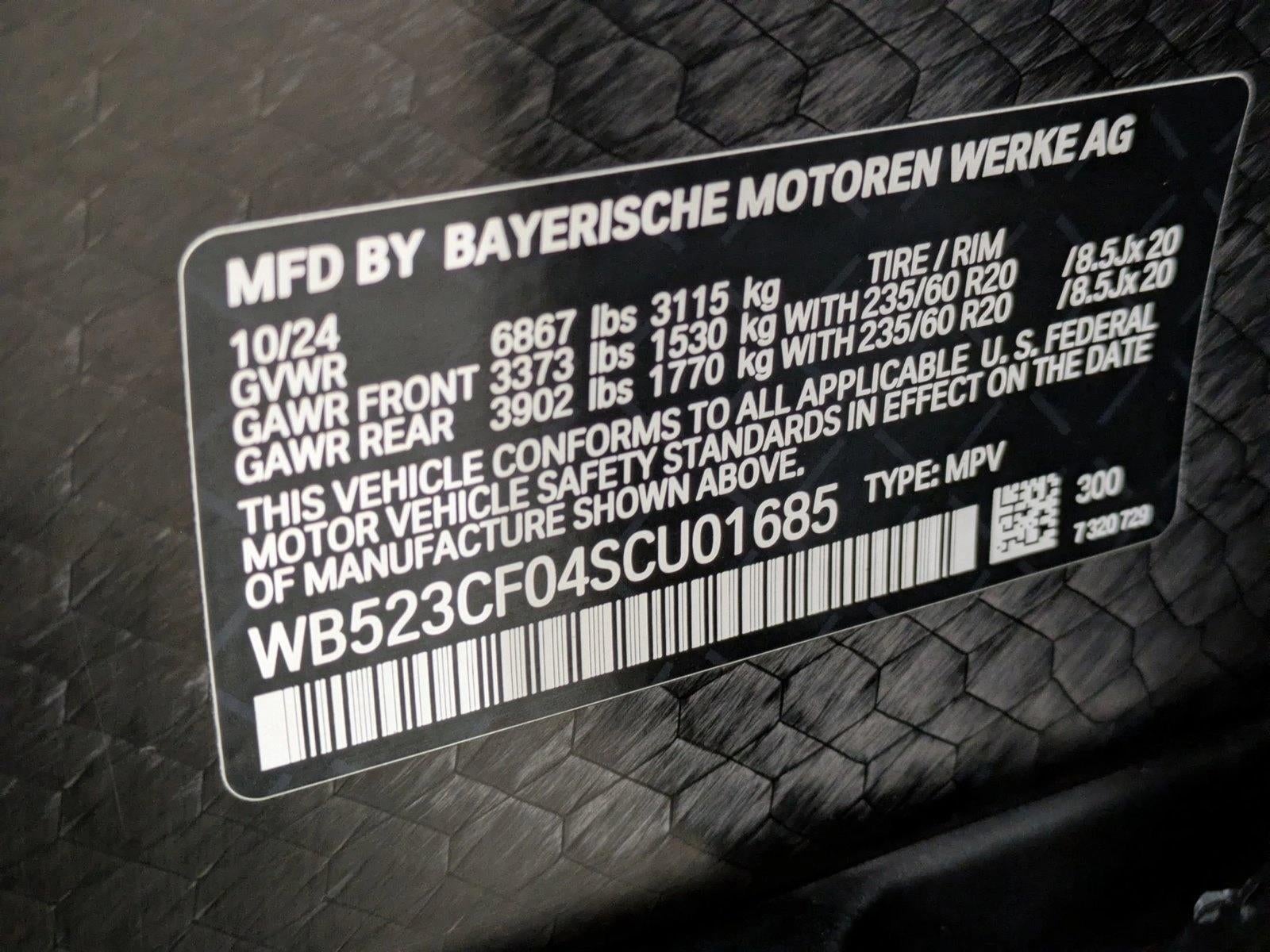 2025 BMW iX Sports Activity Vehicle