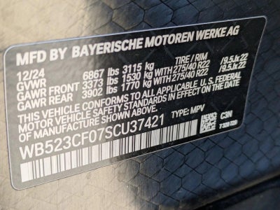 2025 BMW iX Sports Activity Vehicle