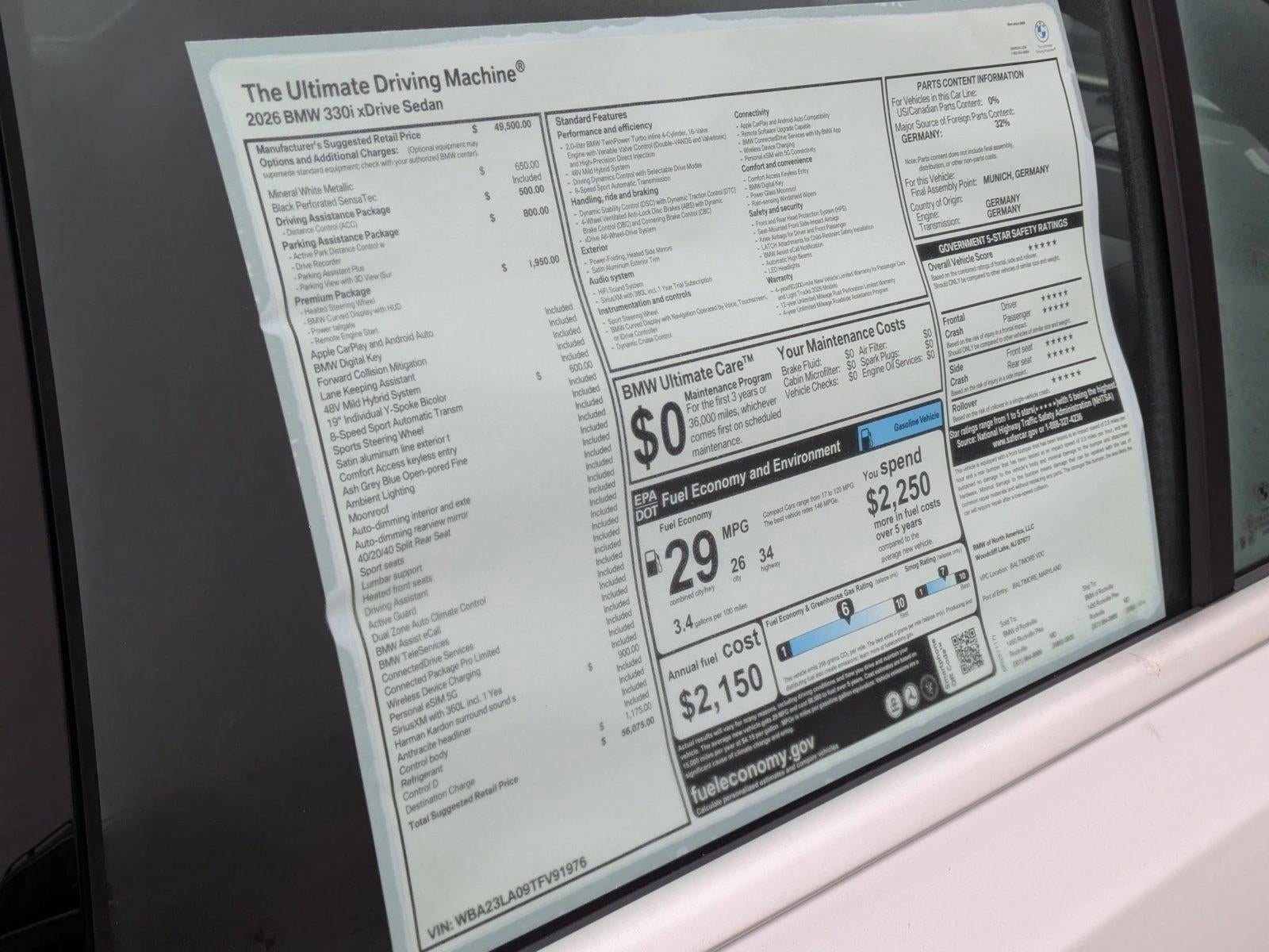 2026 BMW 330i xDrive Sedan