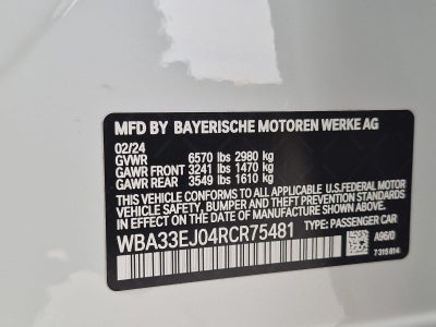 2024 BMW 760i xDrive Sedan
